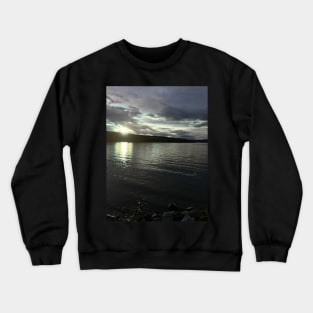 Evening at Francois Lake 2 Crewneck Sweatshirt